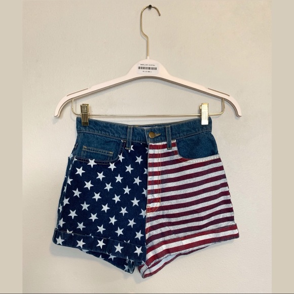 American Apparel High Waisted Denim Shorts 🇺🇸 - Picture 5 of 5